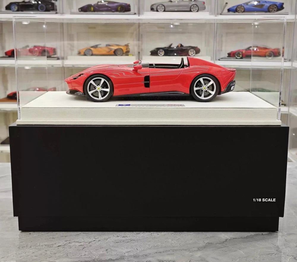 [Hermes Collection] 1:18 Ferrari 2019 Monza SP1 rosso modellino di auto resina