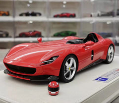 [Hermes Collection] 1:18 Ferrari 2019 Monza SP1 rosso modellino di auto resina