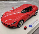 [Hermes Collection] 1:18 Ferrari 2019 Monza SP1 レッド モデルカー レジン