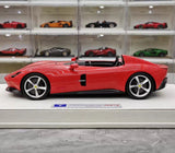 [Hermes Collection] 1:18 Ferrari 2019 Monza SP1 レッド モデルカー レジン