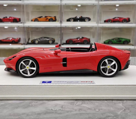 [Hermes Collection] 1:18 Ferrari 2019 Monza SP1 punainen pienoismalli Hartsi
