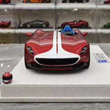 [Hermes Collection] 1:18 Ferrari 2019 Monza SP1 レッド ホワイト モデルカー レジン