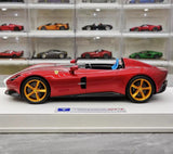 [Hermes Collection] 1:18 Ferrari 2019 Monza SP1 レッド ホワイト モデルカー レジン