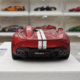 [Hermes Collection] 1:18 Ferrari 2019 Monza SP1 レッド ホワイト モデルカー レジン