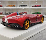 [Hermes Collection] 1:18 Ferrari 2019 Monza SP1 レッド ホワイト モデルカー レジン