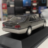 [Herpa] 1:43 Mercedes-Benz 1991 600SEL W140 Gray Model Car Die-Cast
