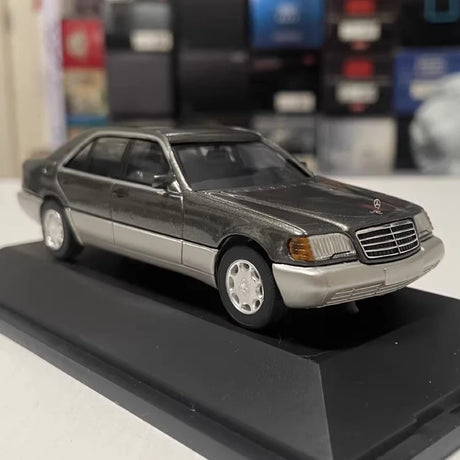[Herpa] 1:43 Mercedes-Benz 1991 600SEL W140 Gray Model Car Die-Cast
