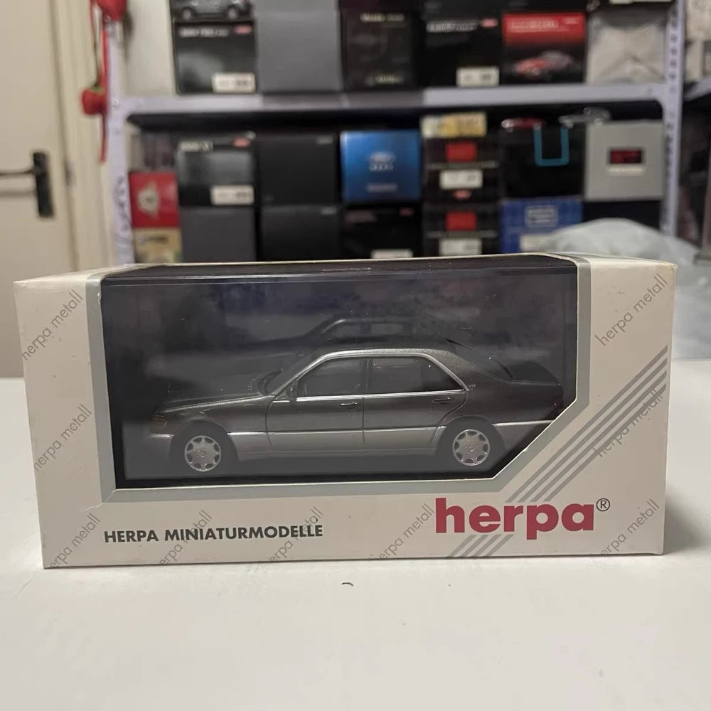 [Herpa] 1:43 Mercedes-Benz 1991 600SEL W140 Gray Model Car Die-Cast