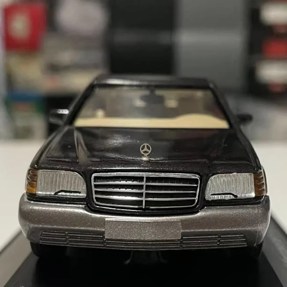 [Herpa] 1:43 Mercedes-Benz 1991 600SEL W140 Purple Model Car Die-Cast