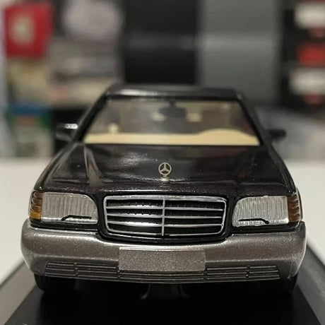[Herpa] 1:43 Mercedes-Benz 1991 600SEL W140 Purple Model Car Die-Cast
