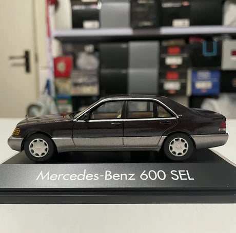 [Herpa] 1:43 Mercedes-Benz 1991 600SEL W140 Purple Model Car Die-Cast