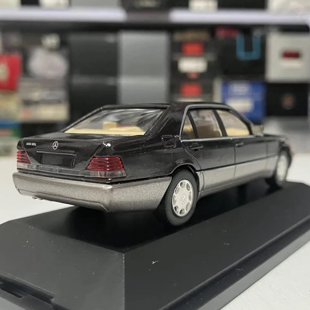 [Herpa] 1:43 Mercedes-Benz 1991 600SEL W140 Purple Model Car Die-Cast