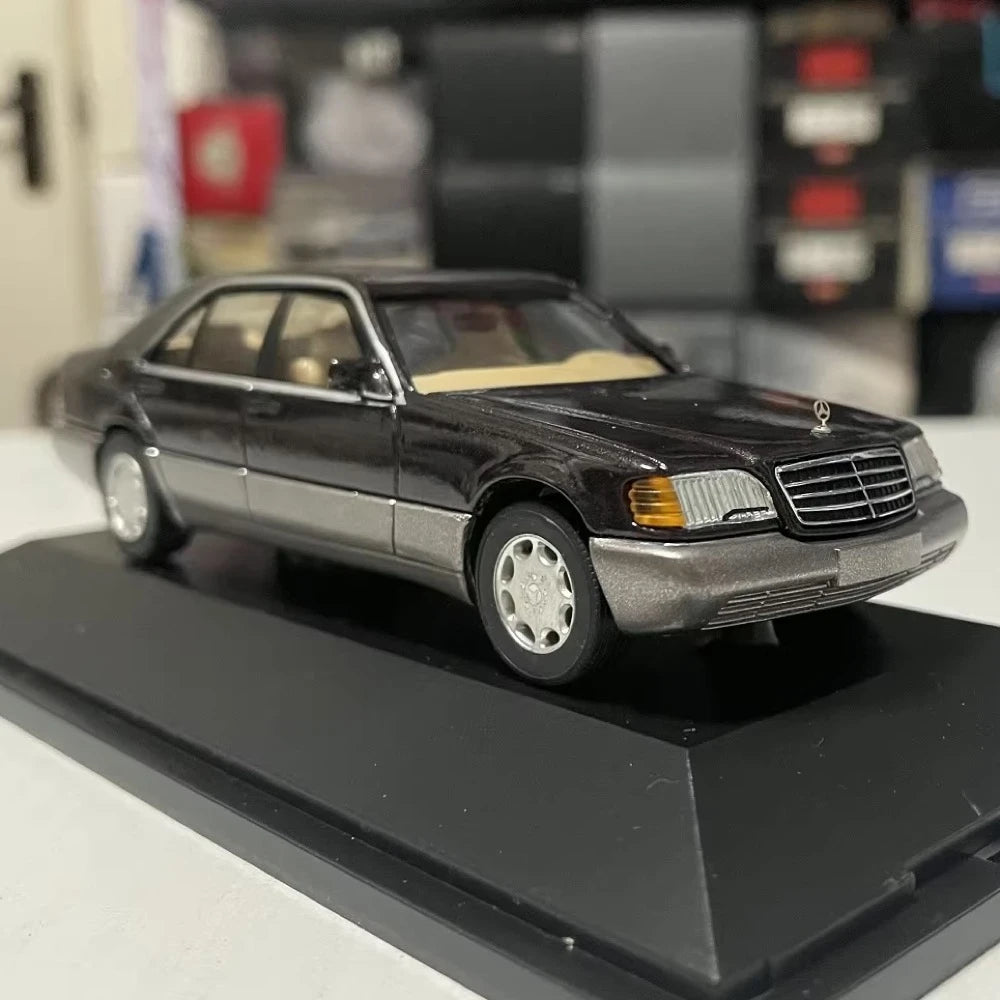 [Herpa] 1:43 Mercedes-Benz 1991 600SEL W140 Purple Model Car Die-Cast