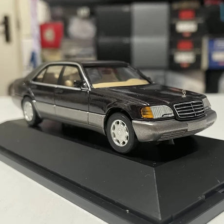 [Herpa] 1:43 Mercedes-Benz 1991 600SEL W140 Purple Model Car Die-Cast