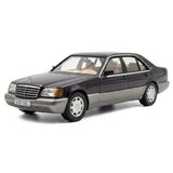 [Herpa] 1:43 Mercedes-Benz 1991 600SEL W140 Purple Model Car Die-Cast