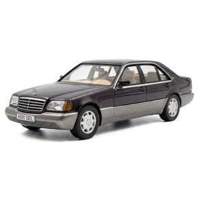[Herpa] 1:43 Mercedes-Benz 1991 600SEL W140 Purple Model Car Die-Cast