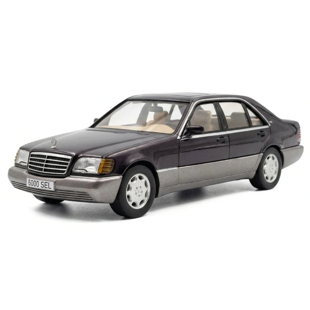 [Herpa] 1:43 Mercedes-Benz 1991 600SEL W140 Purple Model Car Die-Cast