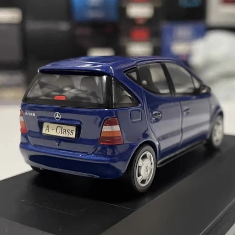 [Herpa] 1:43 Mercedes-Benz 1997 A140 W168 Blue Model Car Die-Cast