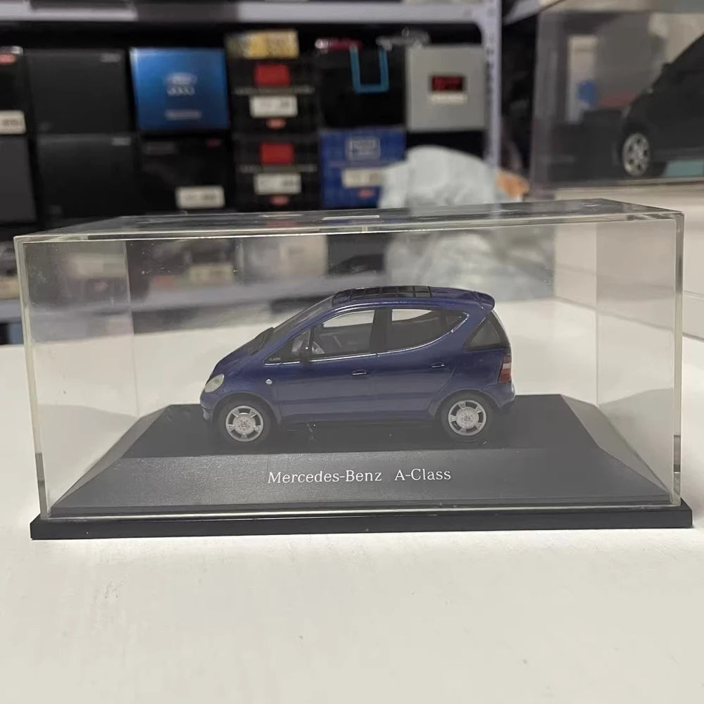 [Herpa] 1:43 Mercedes-Benz 1997 A140 W168 Blue Model Car Die-Cast