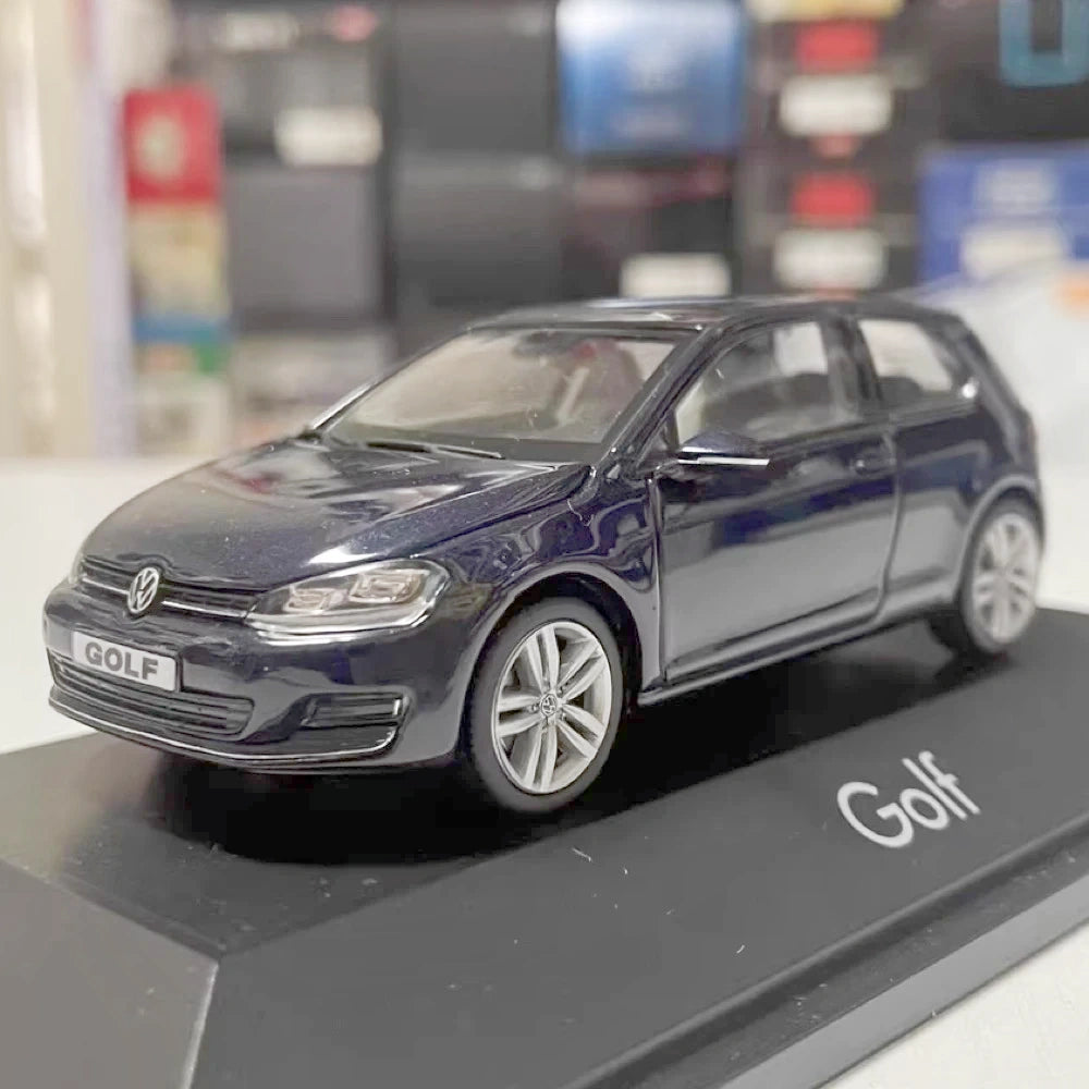 [Herpa] 1:43 Volkswagen 2013 Golf VII Blue Model Car Die-Cast