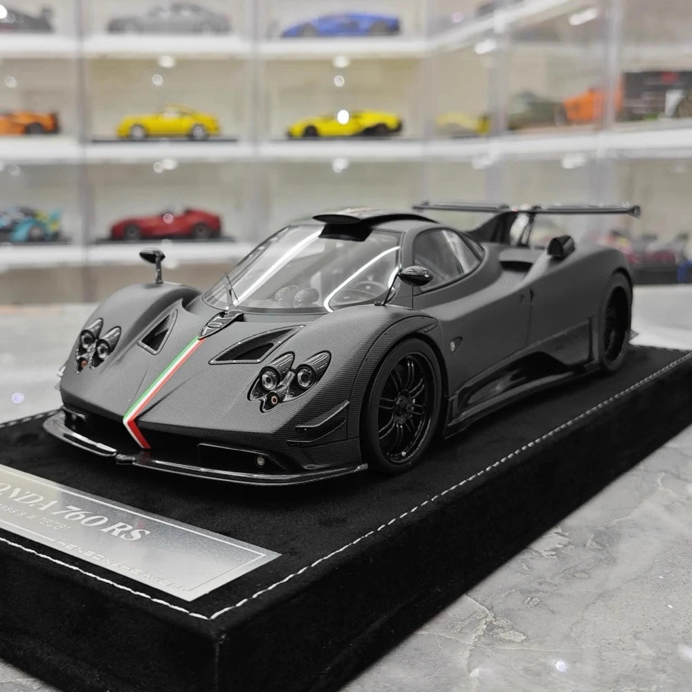 [Henson & Heaven] 1:18 Pagani 2016 Zonda 760 RS noir voiture miniature Resin