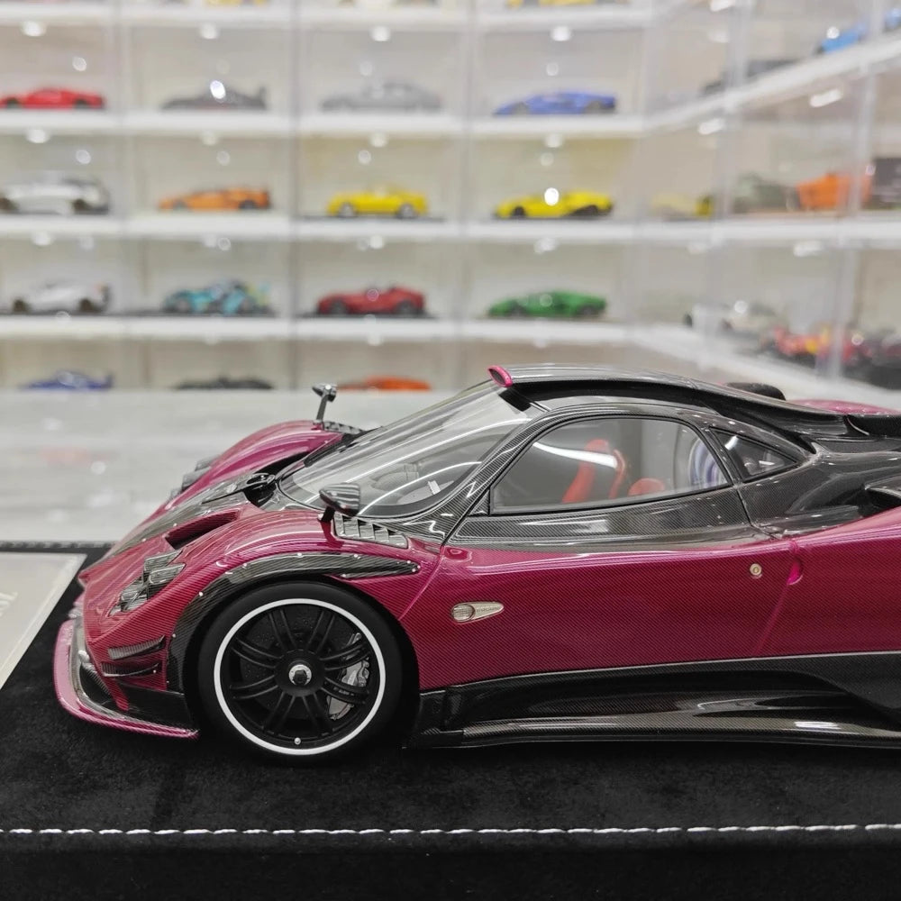 [Henson & Heaven] 1:18 Pagani 2016 Zonda 760 RS Flash Pink Model Car Resin