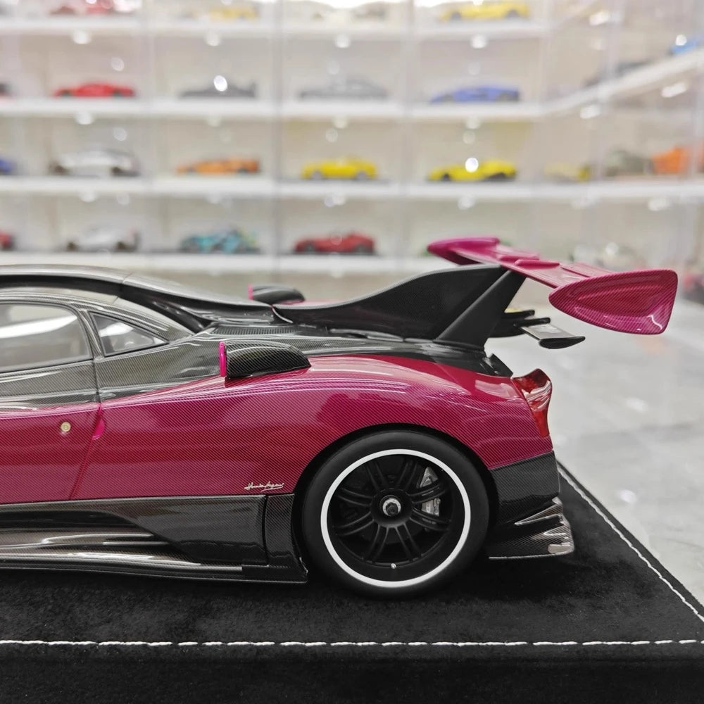 [Henson & Heaven] 1:18 Pagani 2016 Zonda 760 RS Flash Pink Model Car Resin