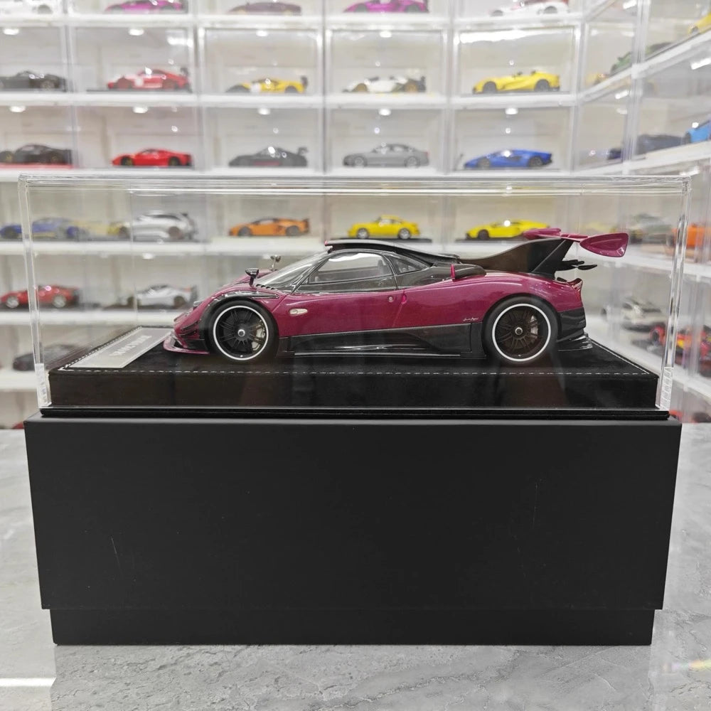 [Henson & Heaven] 1:18 Pagani 2016 Zonda 760 RS Flash Pink Model Car Resin