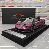 [Henson & Heaven] 1:18 Pagani 2016 Zonda 760 RS Flash Pink Model Car Resin