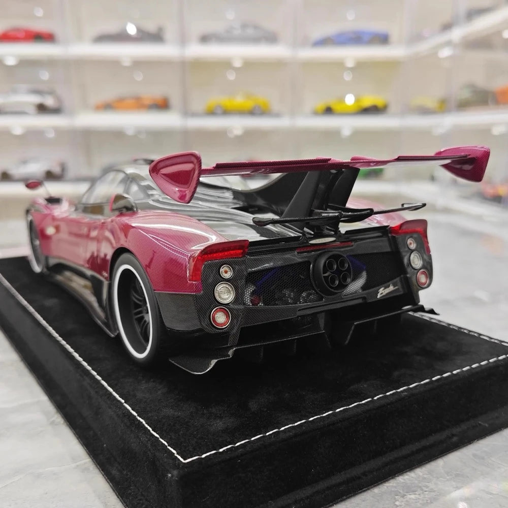 [Henson & Heaven] 1:18 Pagani 2016 Zonda 760 RS Flash Pink Model Car Resin