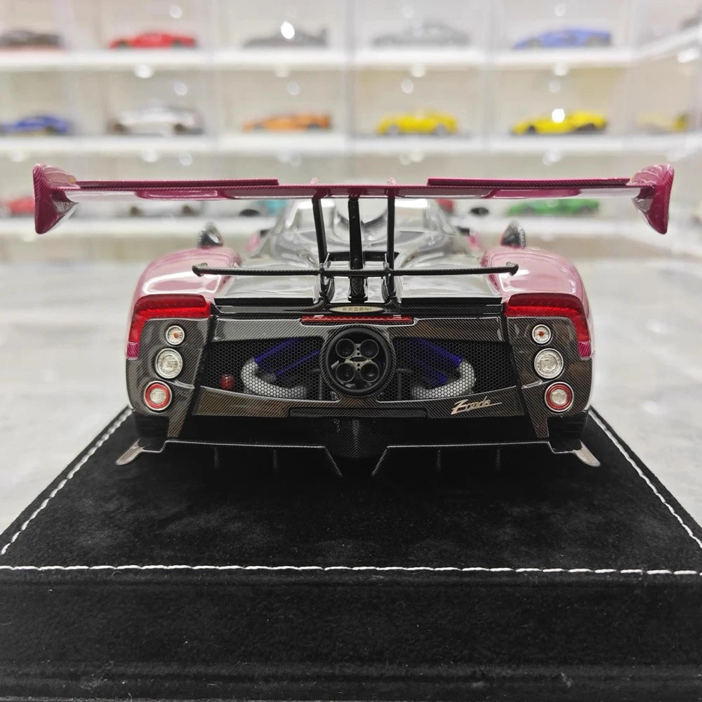 [Henson & Heaven] 1:18 Pagani 2016 Zonda 760 RS Flash Pink Model Car Resin