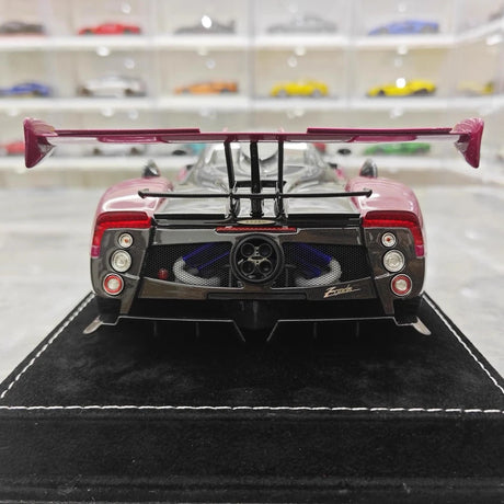 [Henson & Heaven] 1:18 Pagani 2016 Zonda 760 RS Flash Pink Model Car Resin