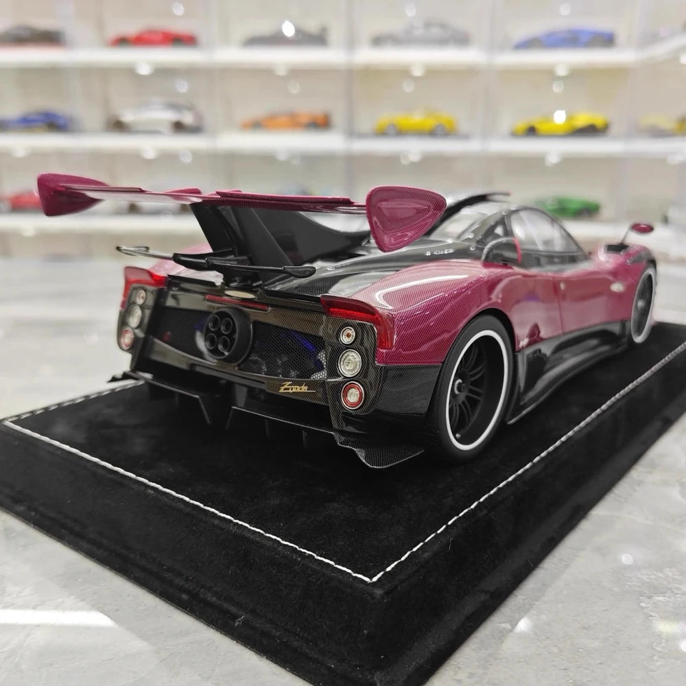 [Henson & Heaven] 1:18 Pagani 2016 Zonda 760 RS Flash Pink Model Car Resin