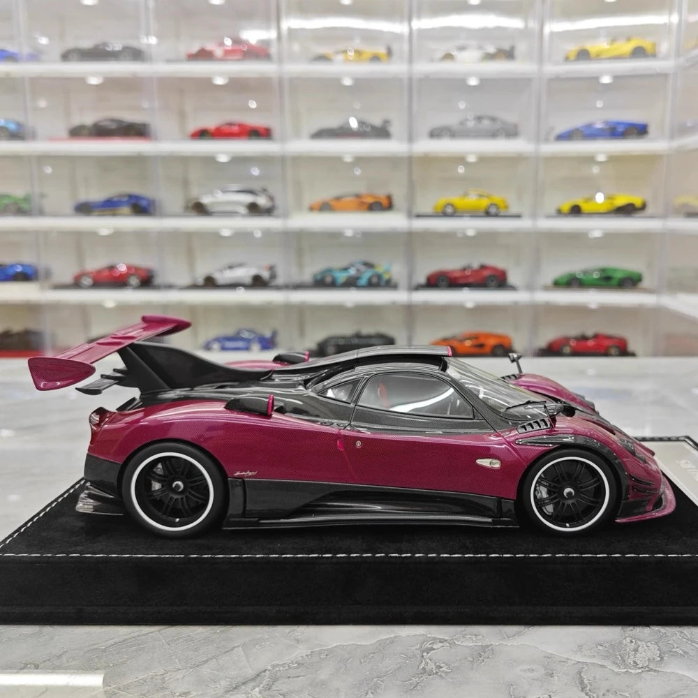 [Henson & Heaven] 1:18 Pagani 2016 Zonda 760 RS Flash Pink Model Car Resin