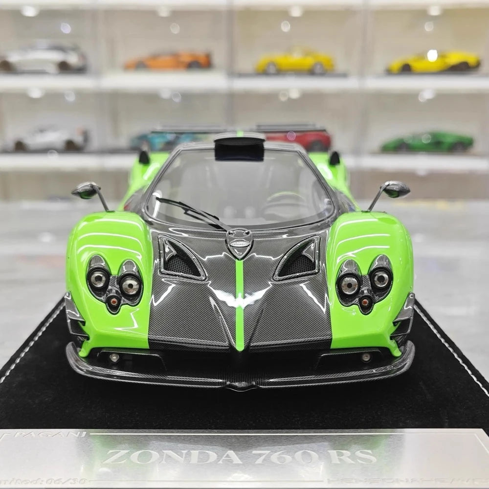 [Henson & Heaven] 1:18 Pagani 2016 Zonda 760 RS Green Model Car Resin