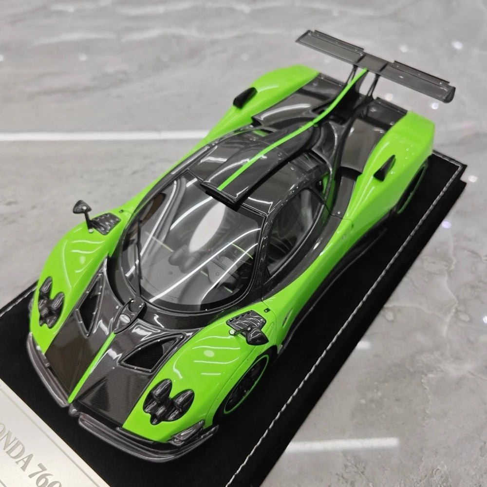 [Henson & Heaven] 1:18 Pagani 2016 Zonda 760 RS Green Model Car Resin