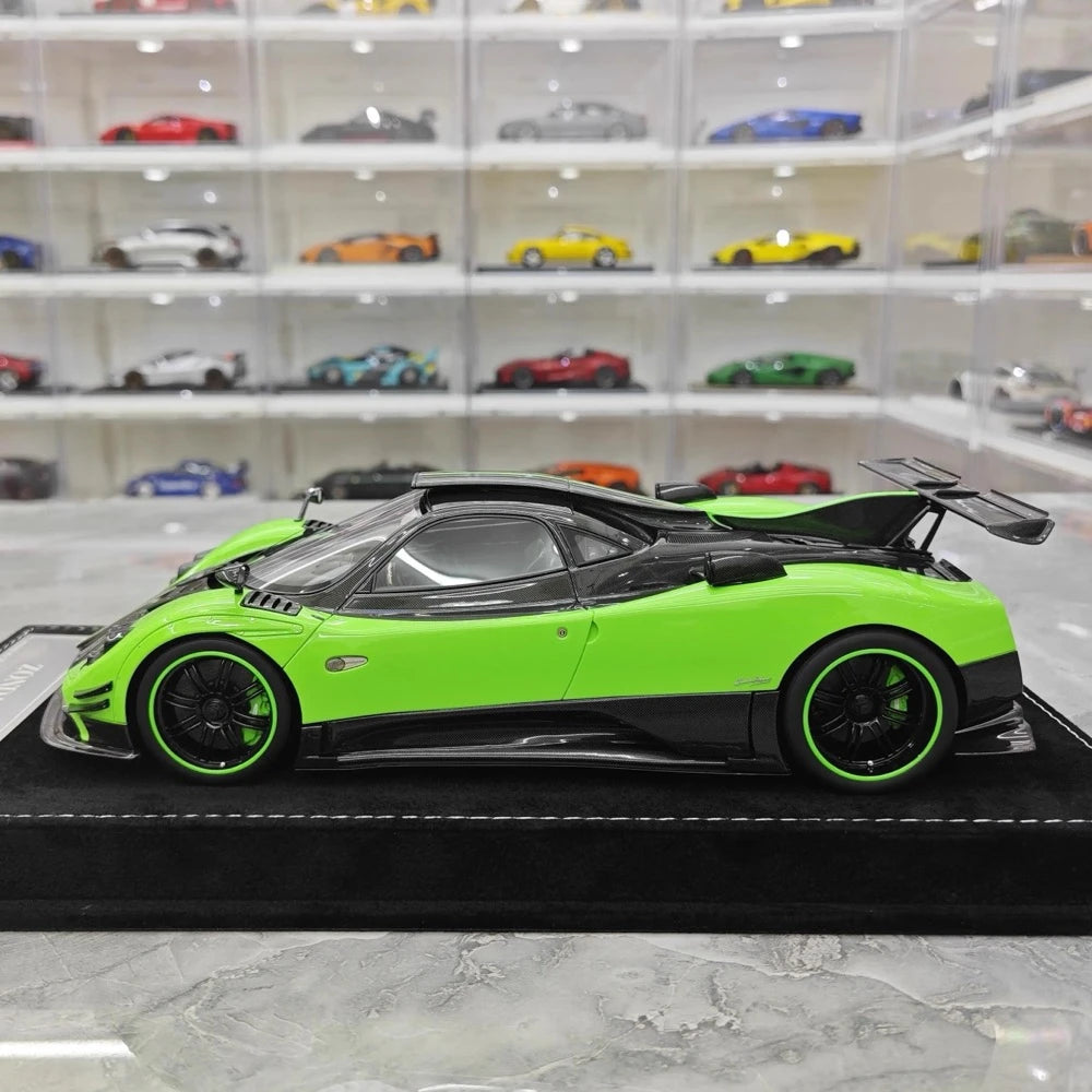 [Henson & Heaven] 1:18 Pagani 2016 Zonda 760 RS Green Model Car Resin