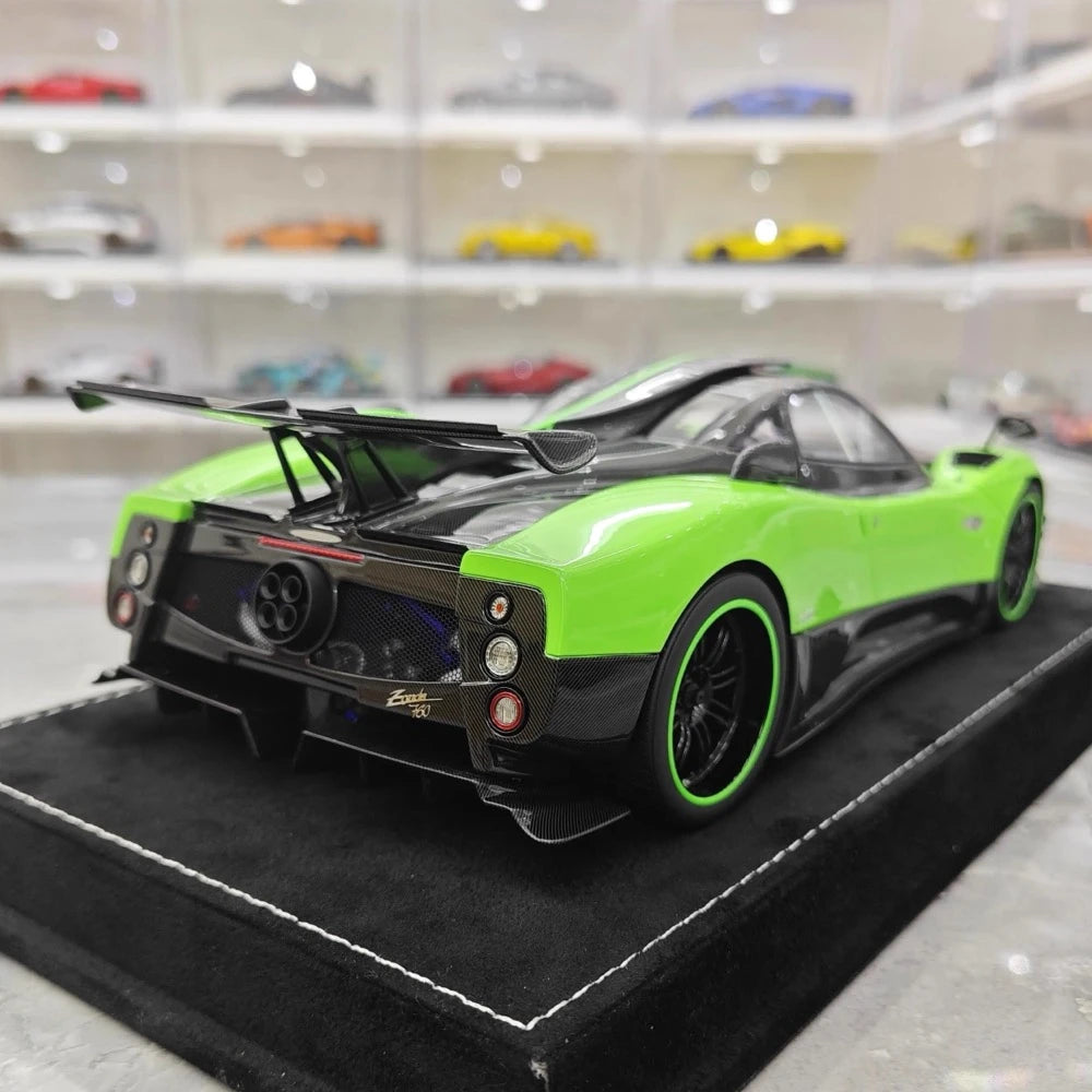[Henson & Heaven] 1:18 Pagani 2016 Zonda 760 RS Green Model Car Resin
