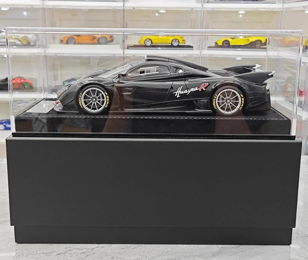 [Henson & Heaven] 1:18 Pagani 2021 Huayra R Black Model Car Resin