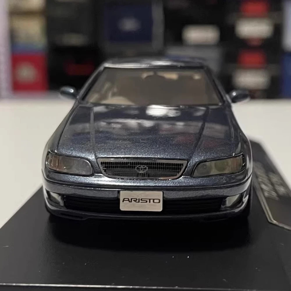 [Hi-Story] 1:43 Toyota 1991 Aristo JZS147 Gray Model Car Die-Cast