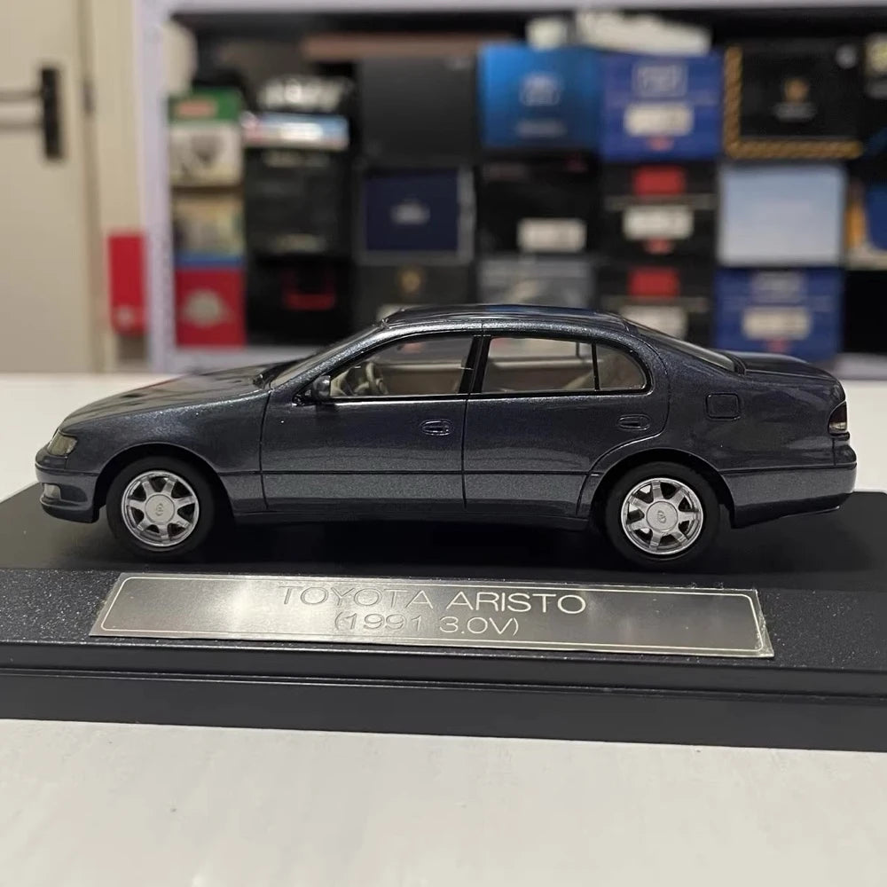 [Hi-Story] 1:43 Toyota 1991 Aristo JZS147 Gray Model Car Die-Cast