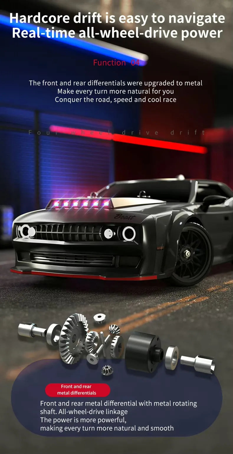 1:16 Scale High-Imitation Dodge Challenger RC Drift Car RC Car