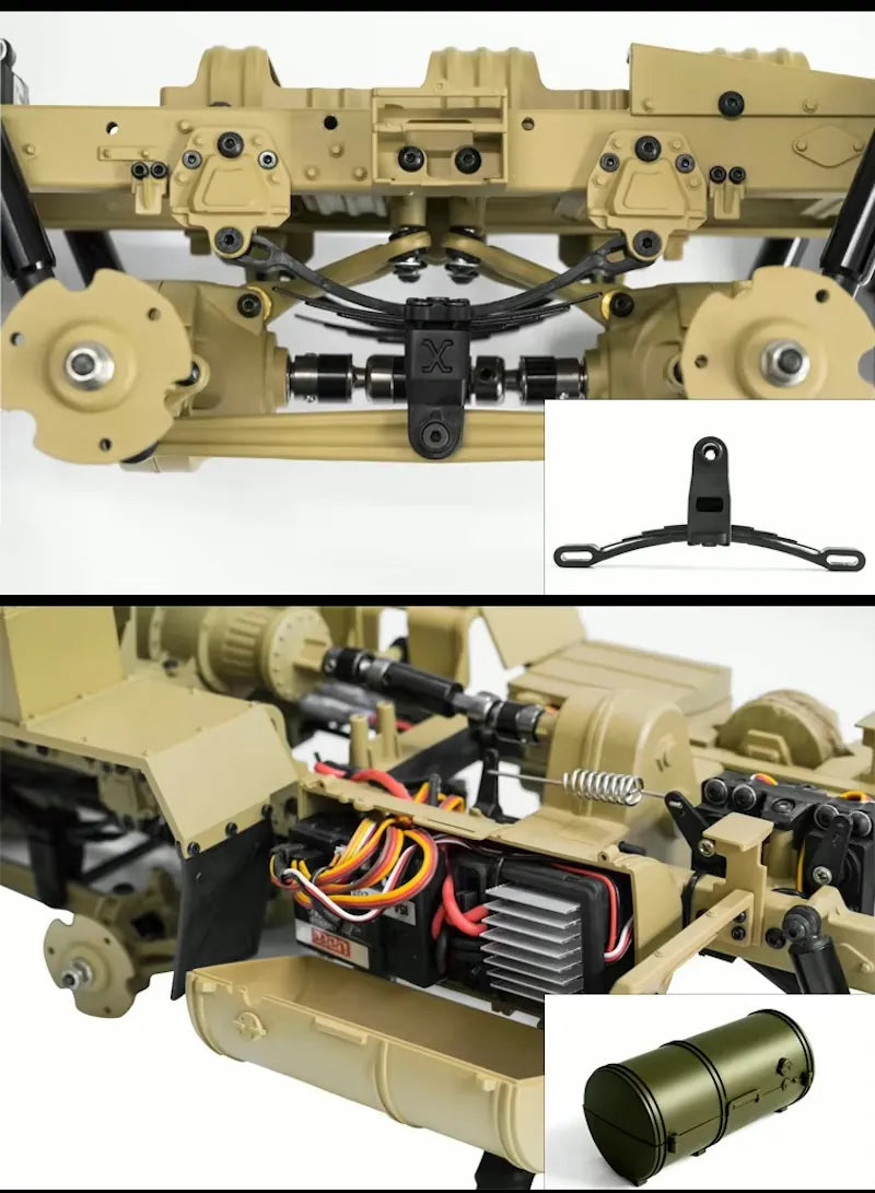 1:12 Maßstab High-Imitation U.S. Military Truck 8x8 RC Car RC Car