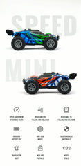 1:32 Scale High-Speed RC Off-Road Car - Dual-Channel Mini Rock Crawler RC Car