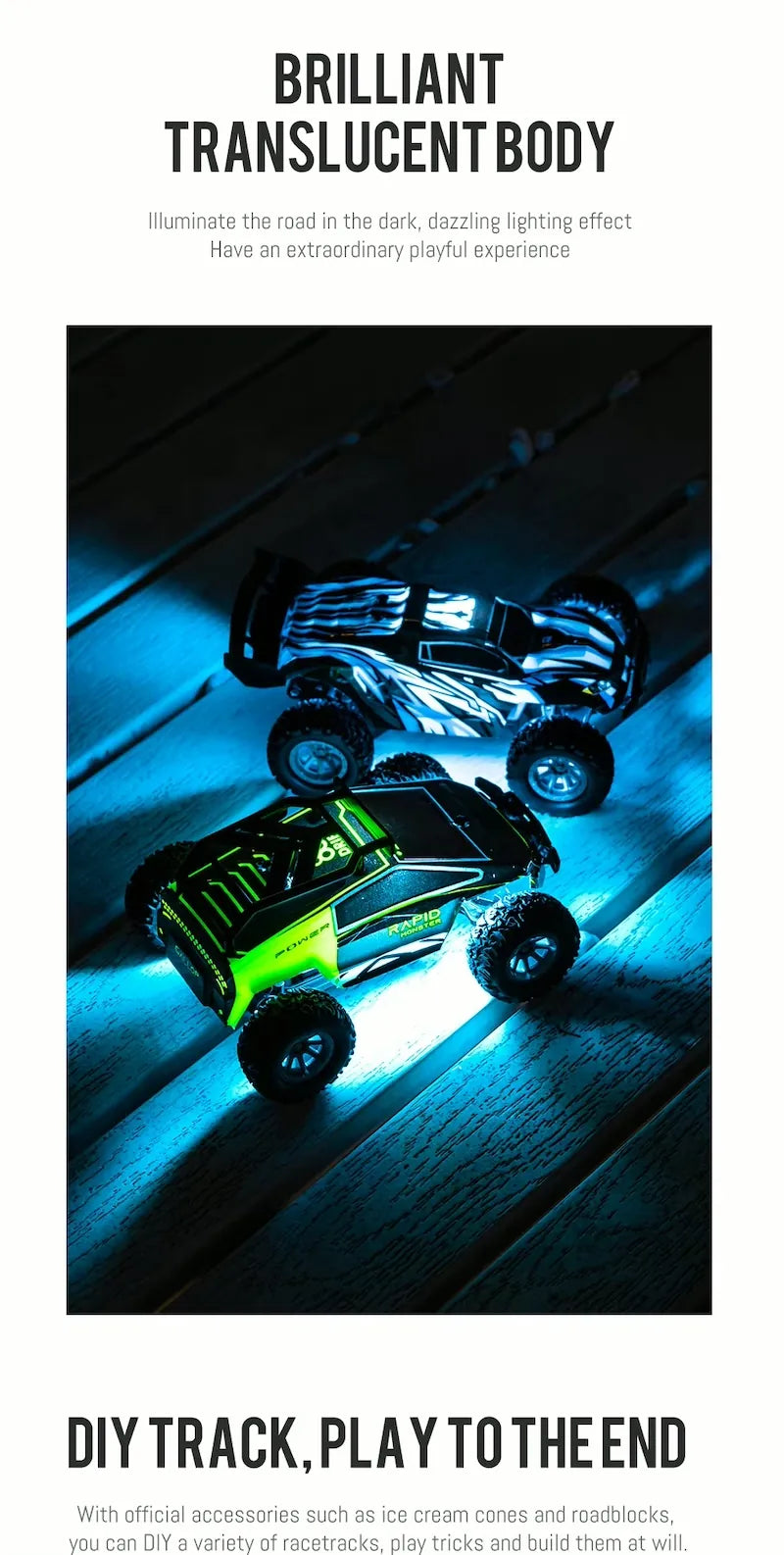 1:32 Scale High-Speed RC Off-Road Car - Dual-Channel Mini Rock Crawler RC Car