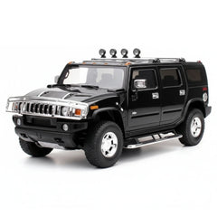 [Highway61] 1:18 Hummer 2002 H2 zwart modelauto Die-Cast