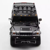[Highway61] 1:18 Hummer 2002 H2 noir voiture miniature Die-Cast