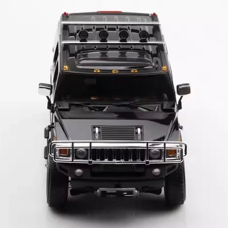 [Highway61] 1:18 Hummer 2002 H2 zwart modelauto Die-Cast