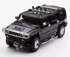 [Highway61] 1:18 Hummer 2002 H2 zwart modelauto Die-Cast