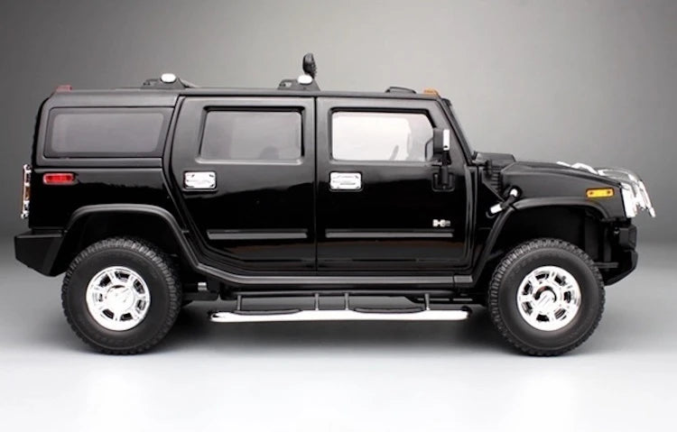 [Highway61] 1:18 Hummer 2002 H2 zwart modelauto Die-Cast